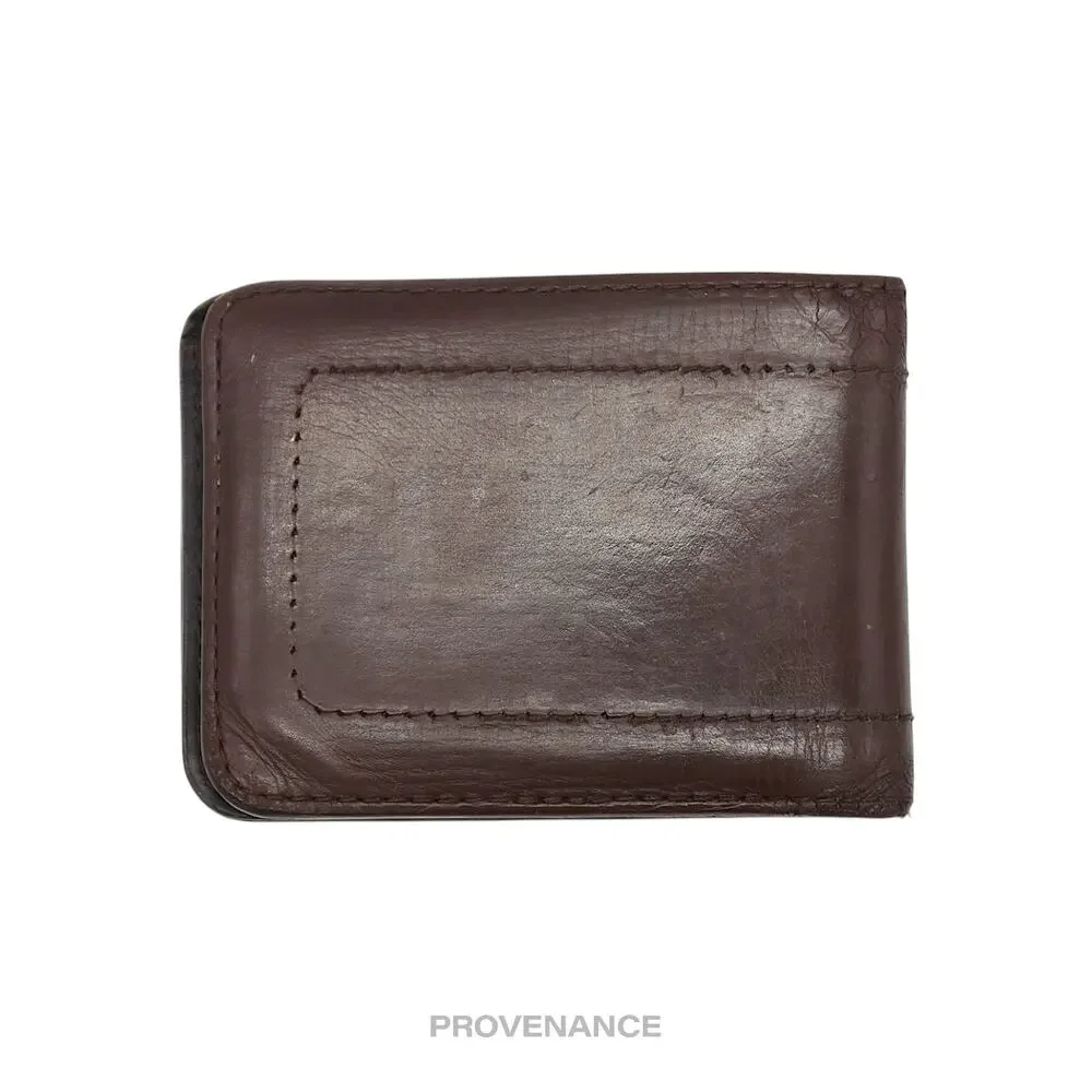 🔴 Louis Vuitton 6CC Bifold Wallet - Utah Brown Leather